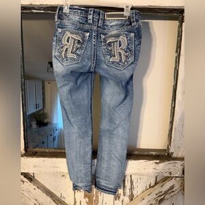 Size 25 Rock Revival Y2K Mid-Rise Ankle Skinny Jean